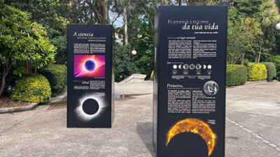 exposición sobre as eclipses