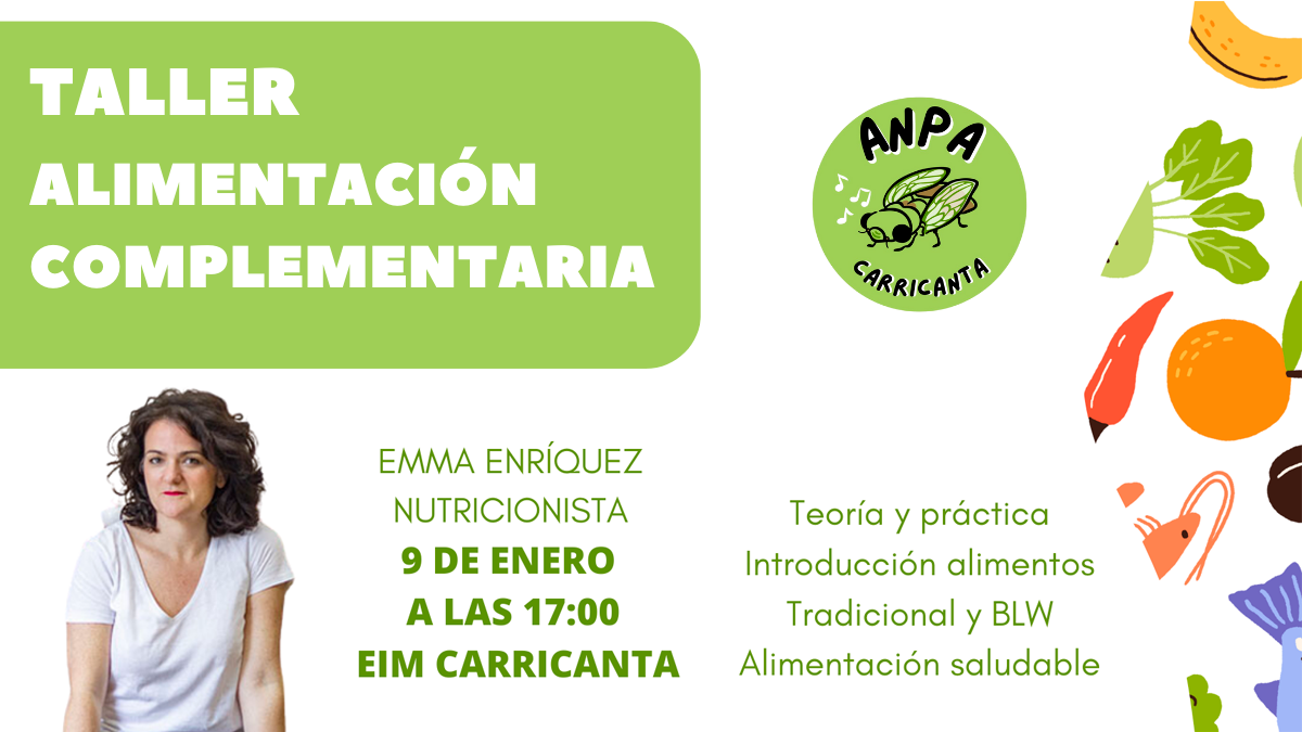 Taller de alimentación complementaria na EIM Carricanta