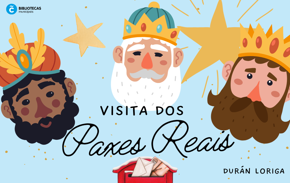 Visita dos Paxes reais ás bibliotecas