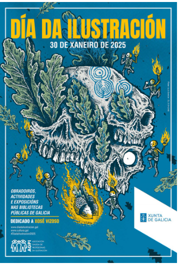 Cartel do Día da Ilustración.