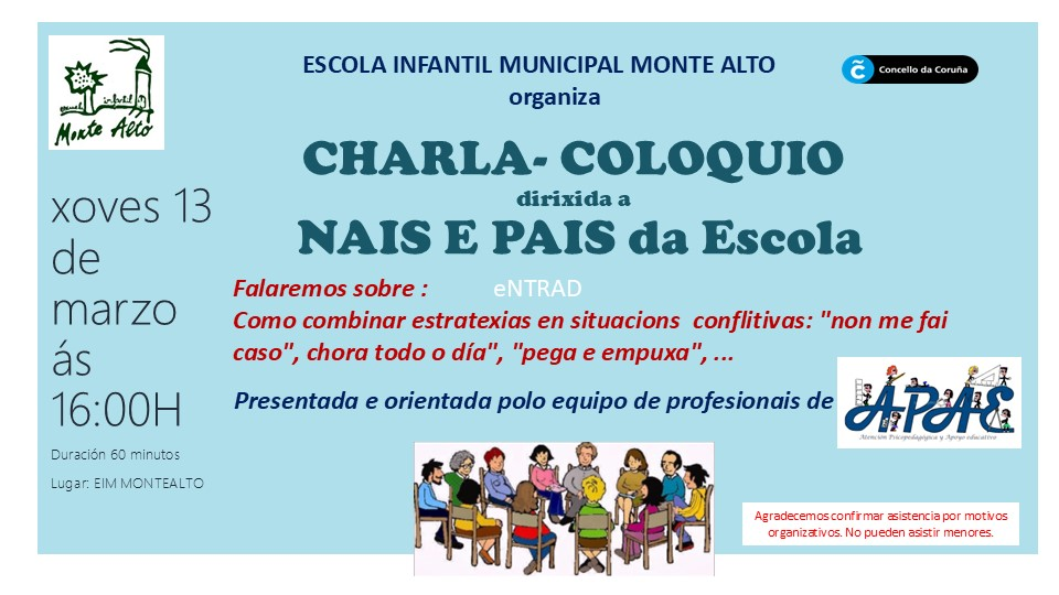 La EIM Monte Alto organiza una charla-coloquio sobre estrategias en situaciones conflictivas