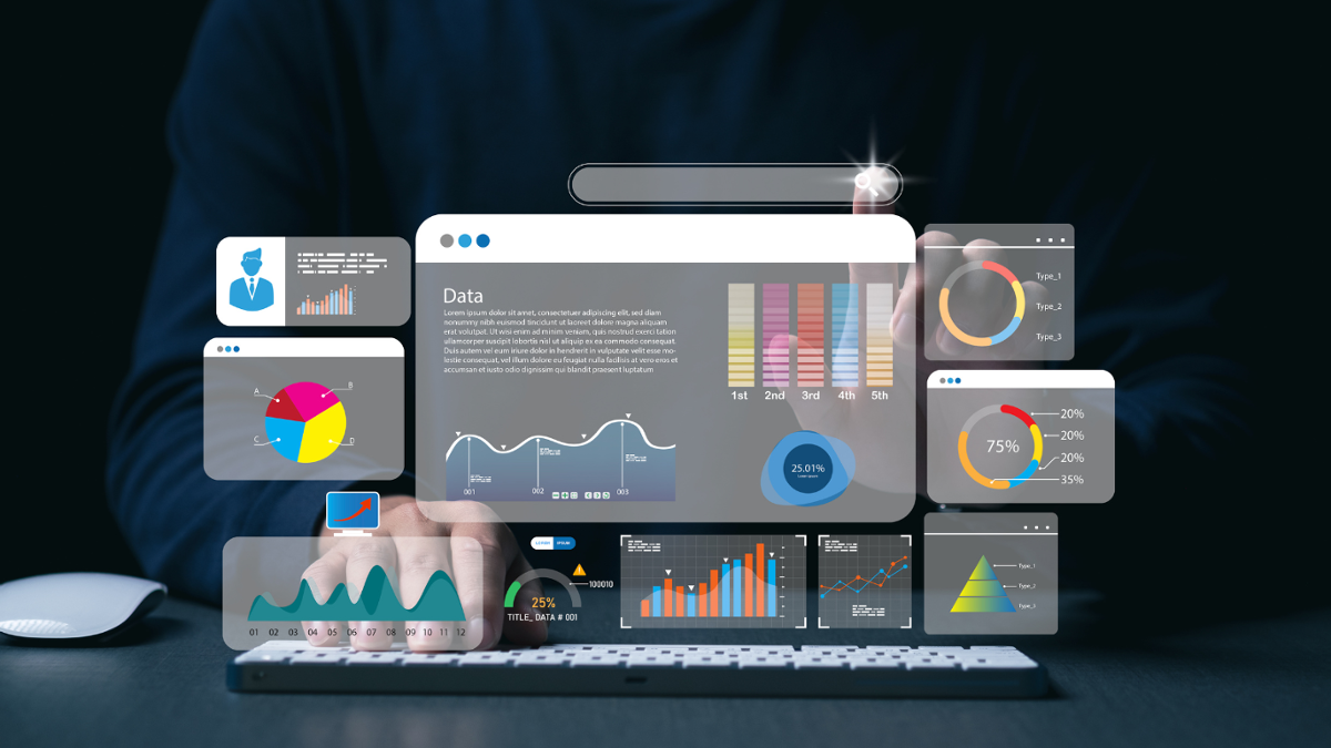 Infografía dun dashboard.