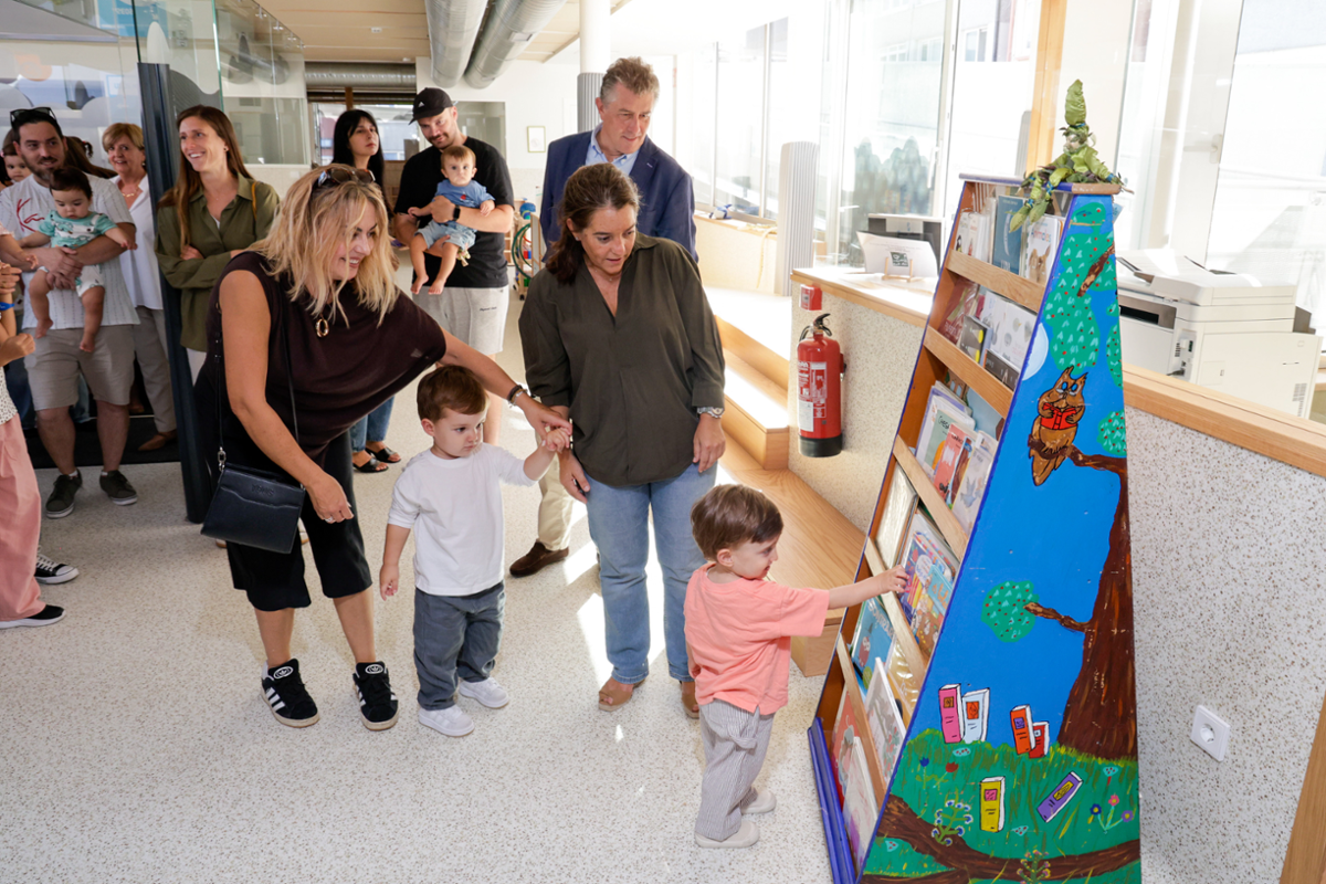 Inés Rey durante a inauguración da Escola Infantil Municipal de Monte Alto.